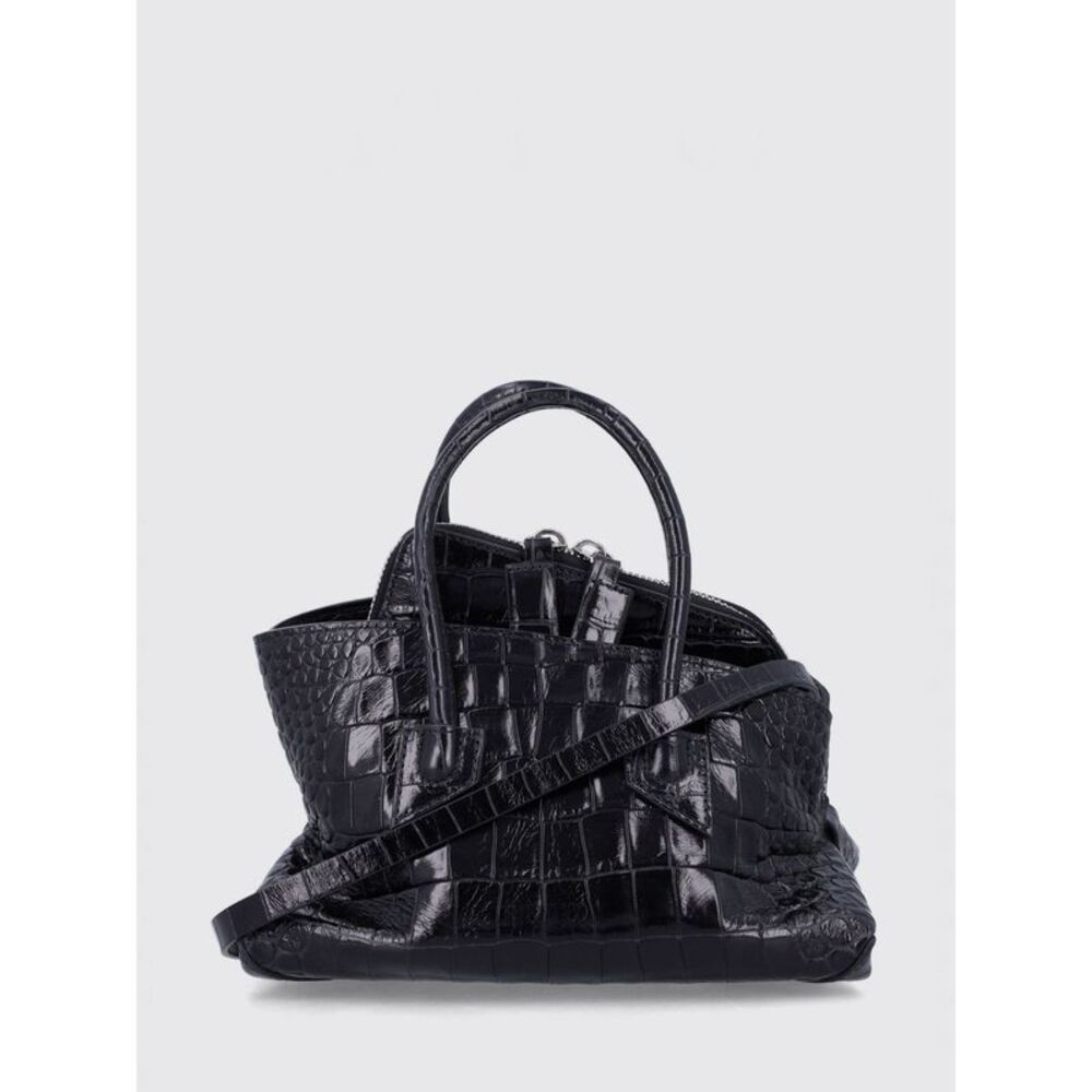 The Attico Women The Attico La Passeggiata Crocodile-Effect Leather Mini Handbag